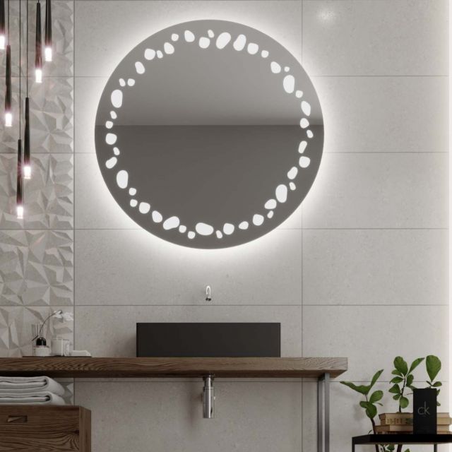 Runder Spiegel mit LED-Beleuchtung C7