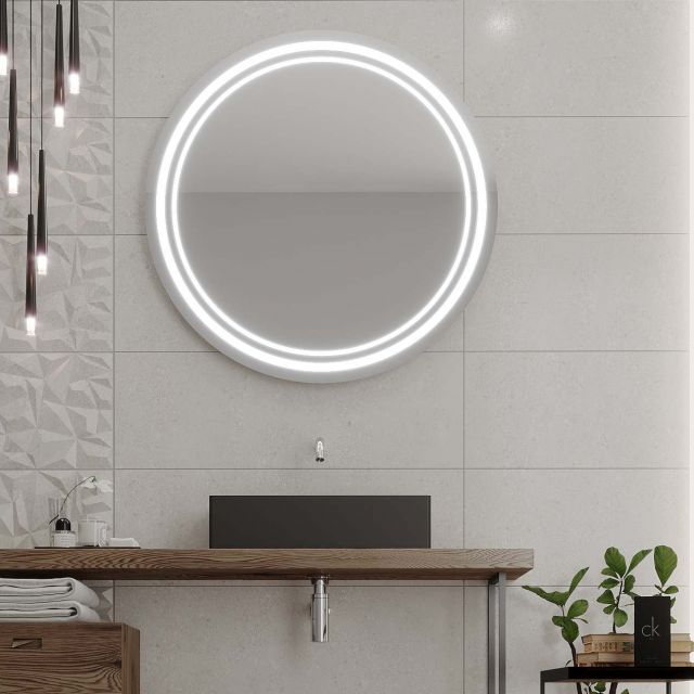 Runder Spiegel mit LED-Beleuchtung C5 Premium