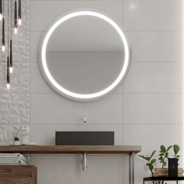 Runder Spiegel mit LED-Beleuchtung C4 Premium