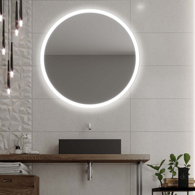 Runder Spiegel mit LED-Beleuchtung C1