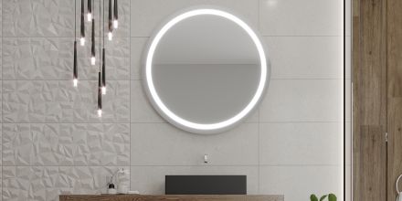 Runde LED-Spiegel Premium